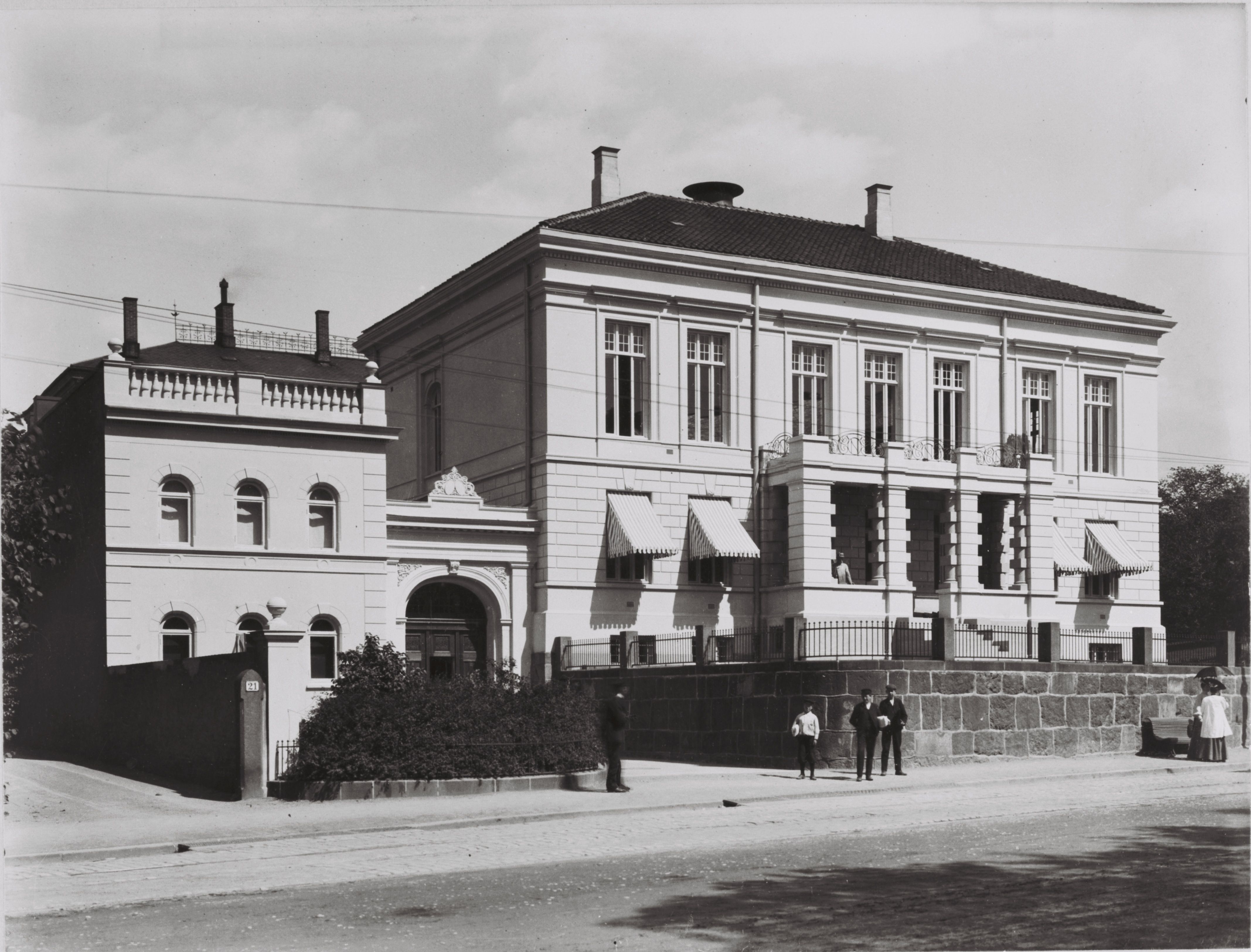 historical photo of nobel institute