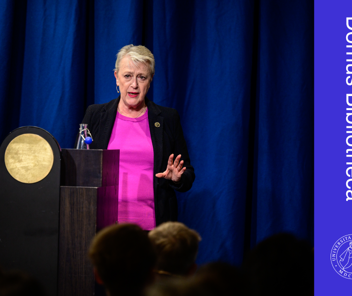 Berit Reiss Andersen speaking about this years nobel prize