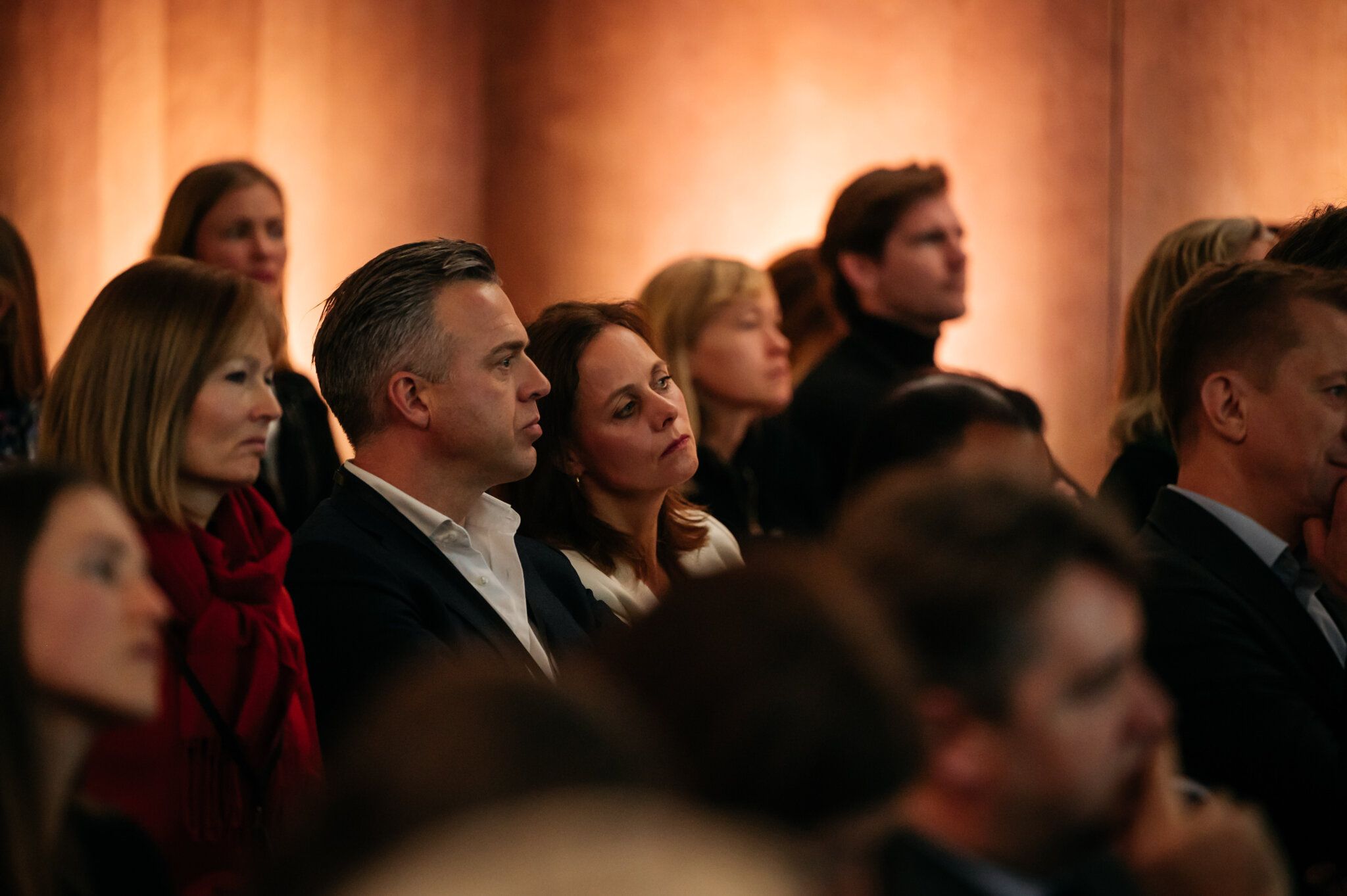 audience watching event.