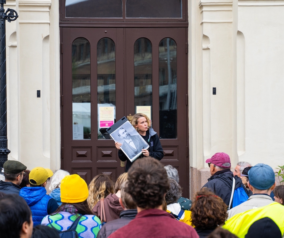 The front of the Nobel Peace Center