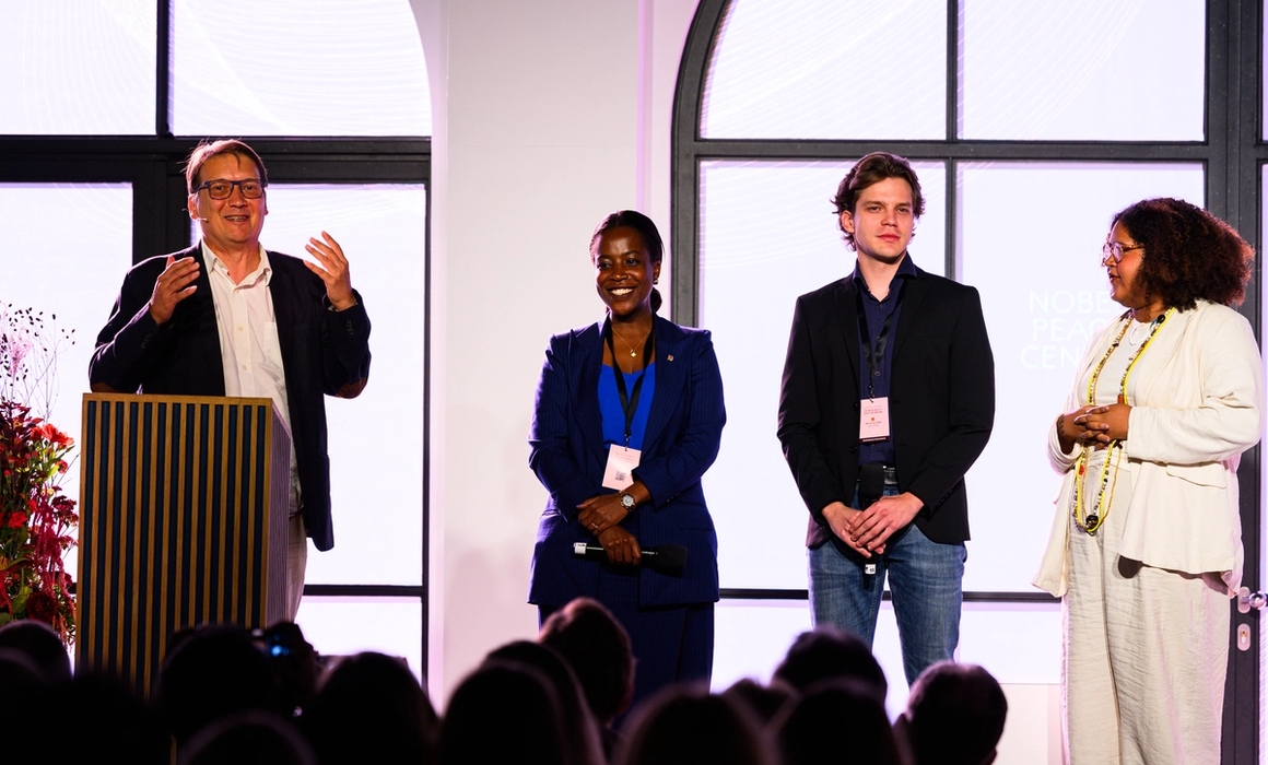 Ivan and gen z leaders on stage