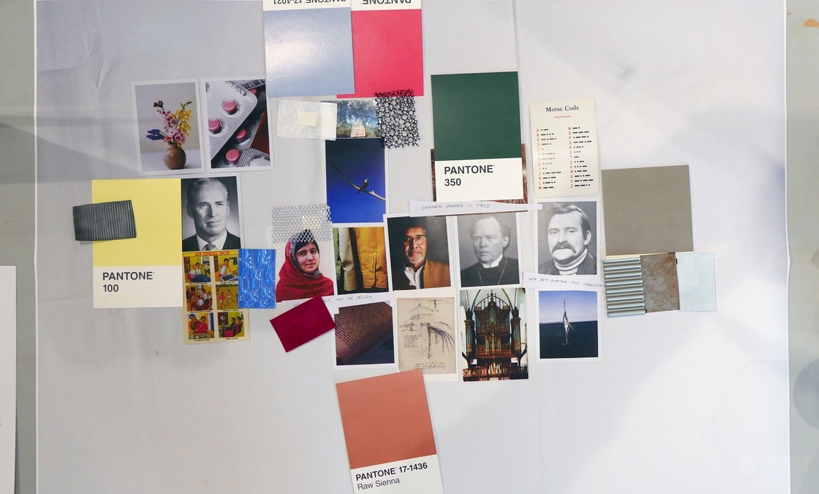 collage of images and colors and textures.