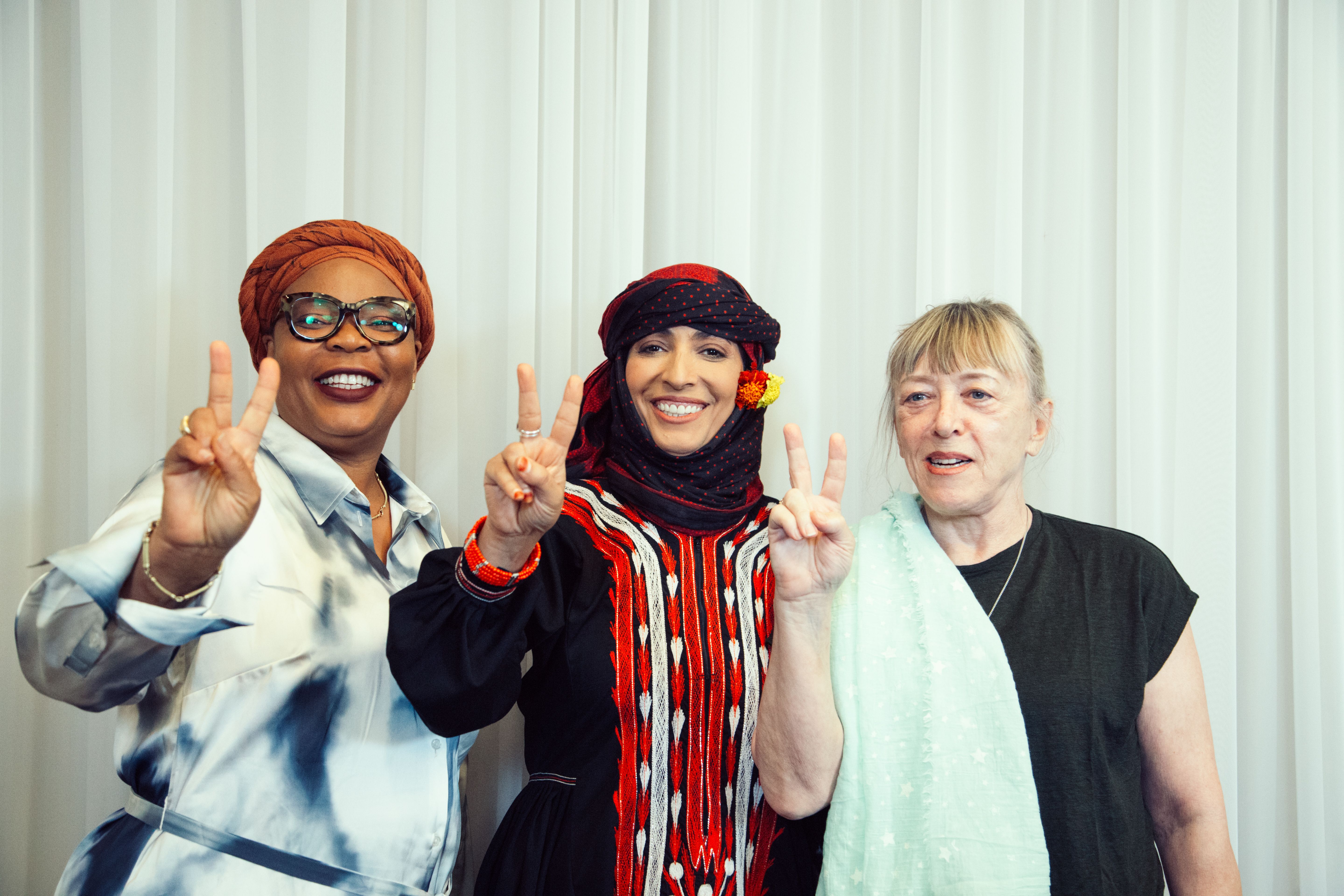Picture of Leymah Gbowee, Tawakkol Karman and Jody Williams