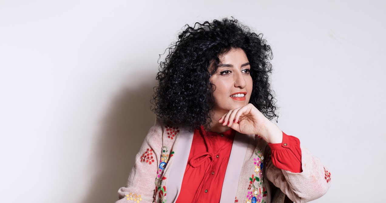 portrait of narges mohammadi