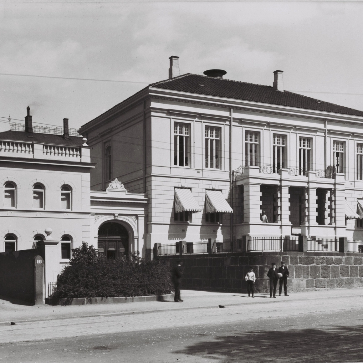 the fasade of the nobel institute