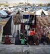 Gaza camp setup for civilians.