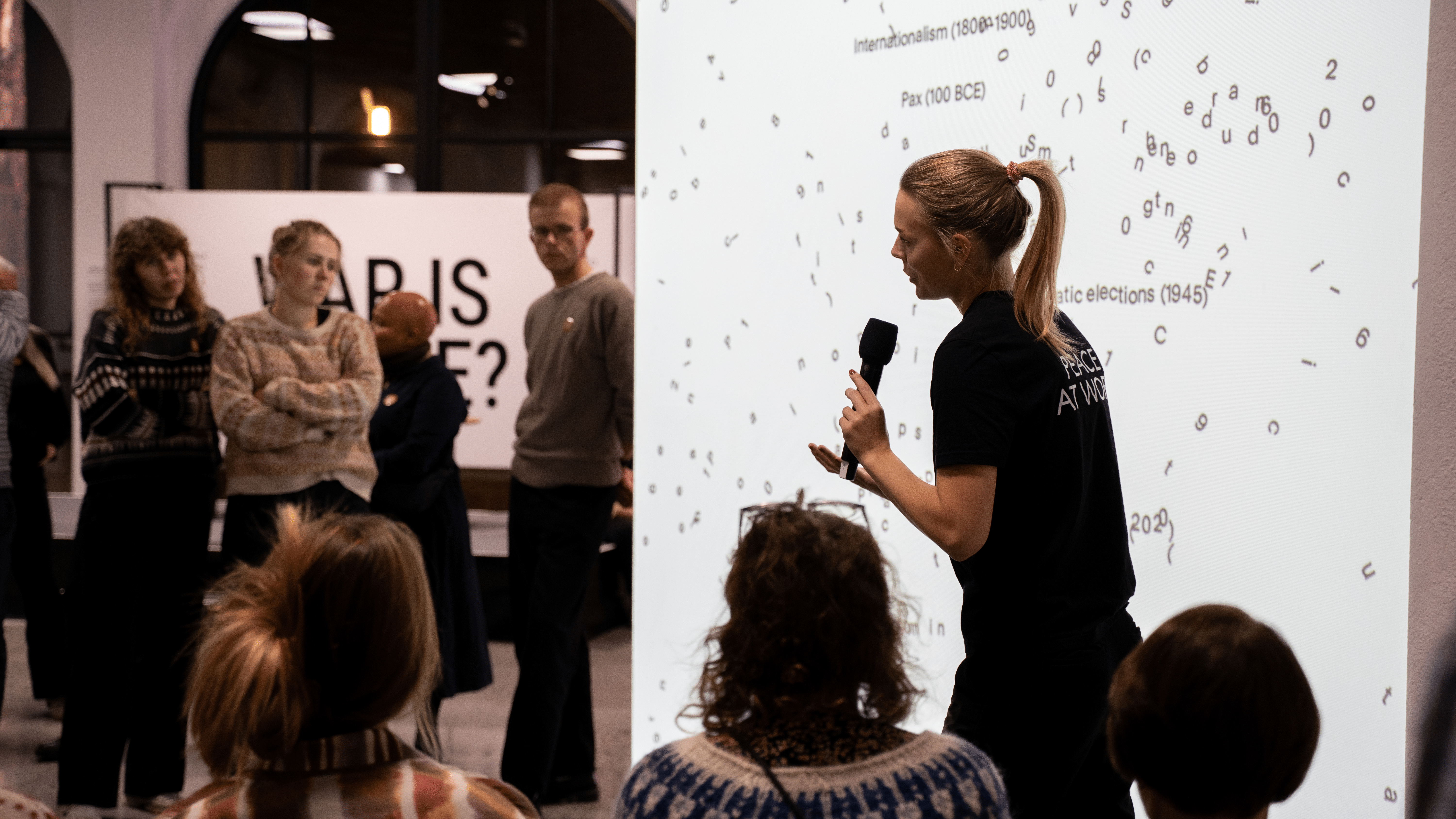 guided tour in the exhibition