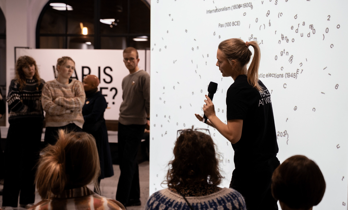 guided tour in the exhibition