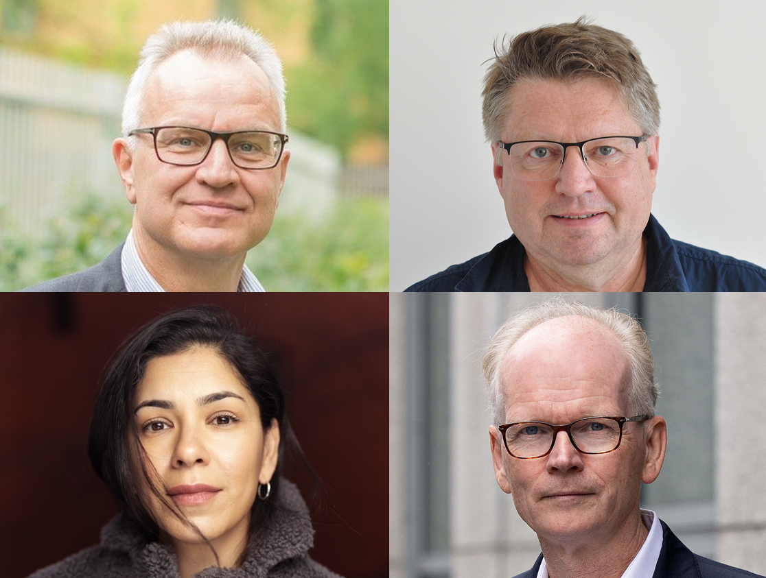 Panel speakers, 4 portraits.