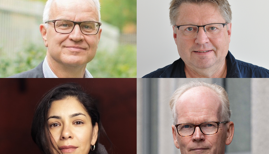 Panel speakers, 4 portraits.