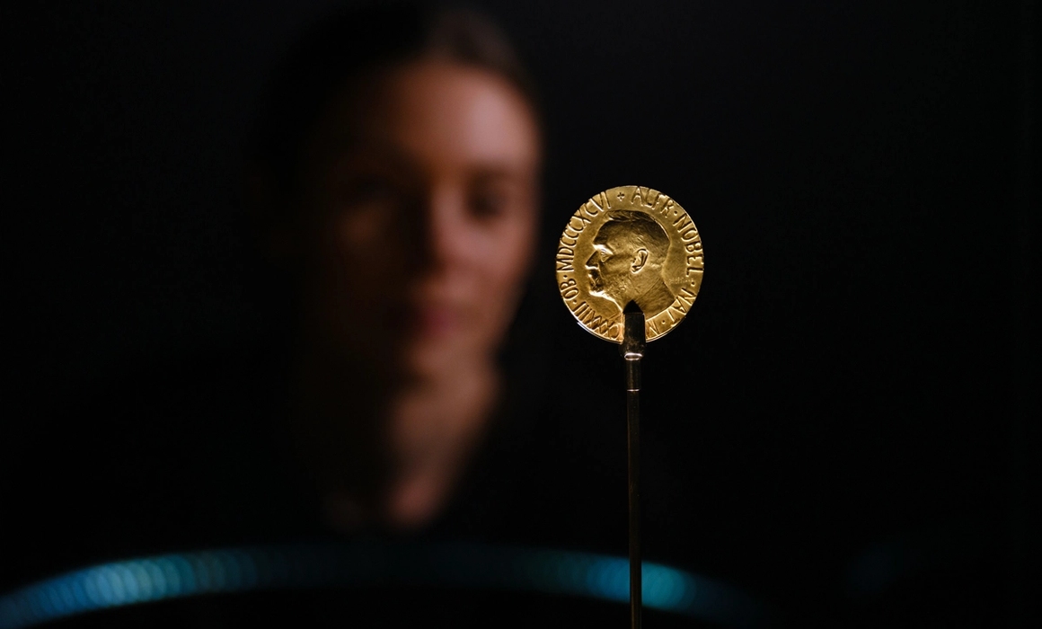 The nobel peace prize medal