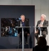 Photo of Gerard Ryle and Per Anders Johansen on stage