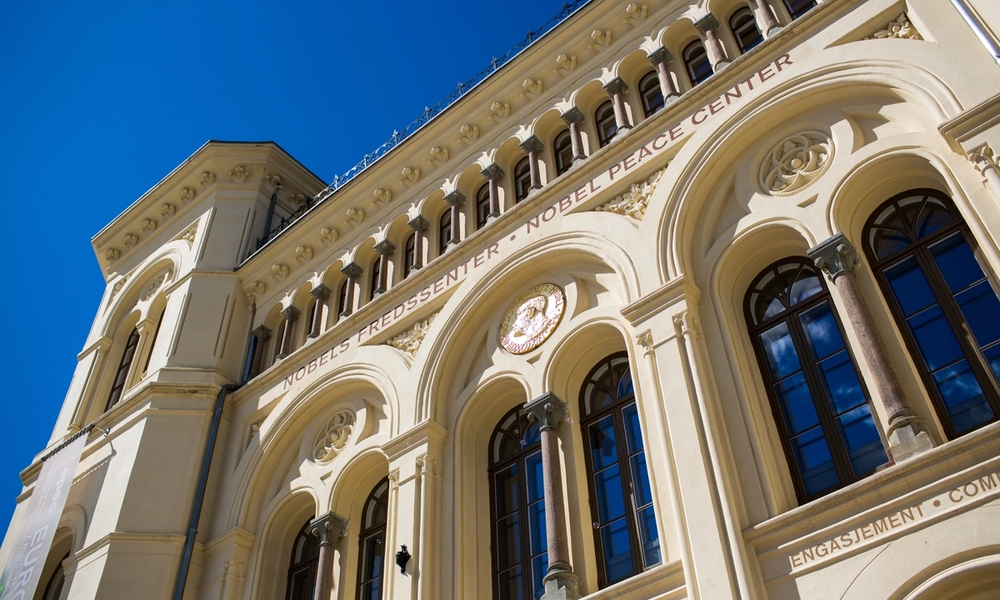 the fasade of the nobel peace center