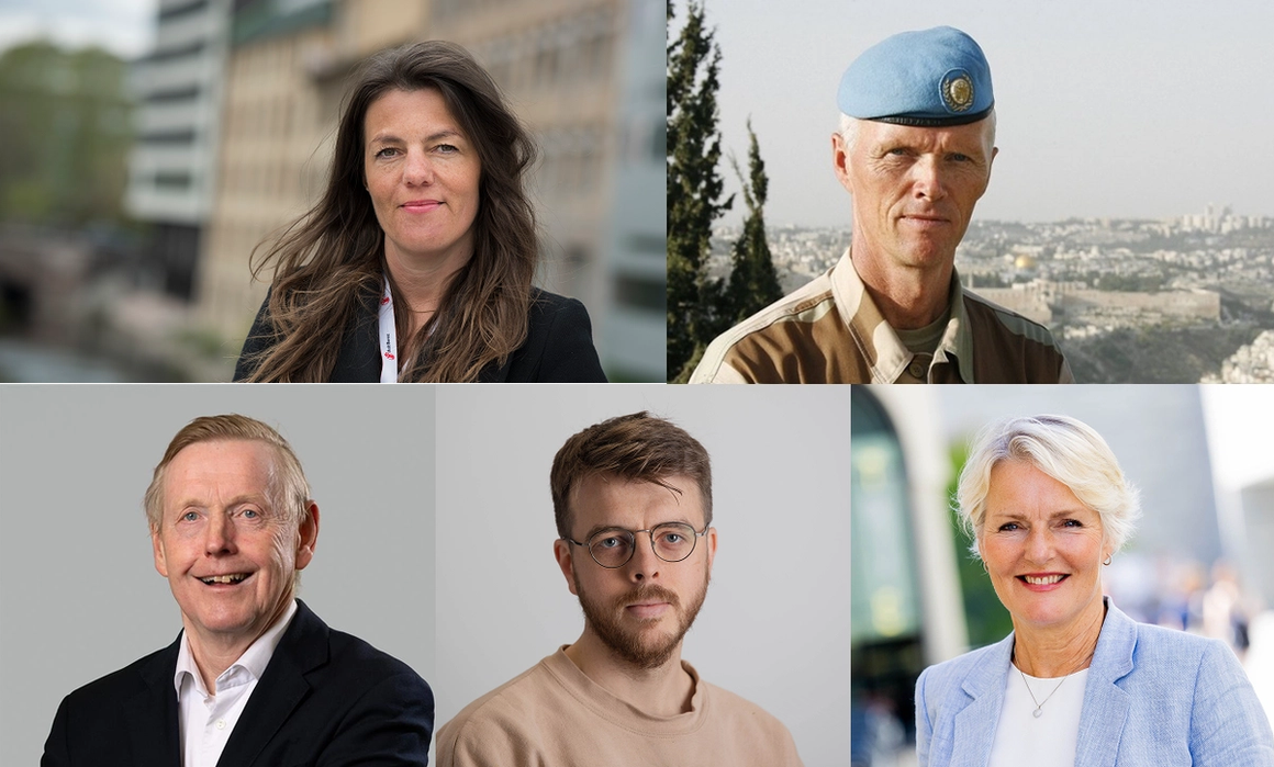 The panel , portraits.