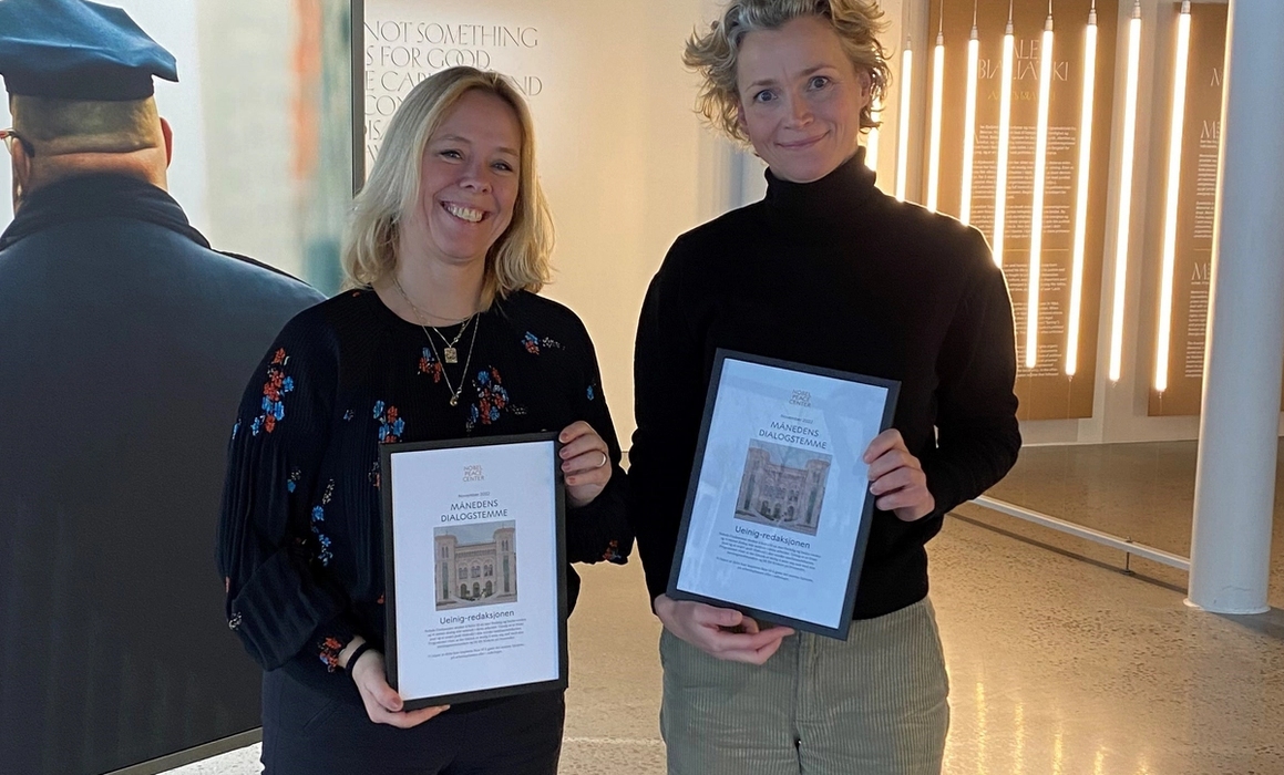 Portrett av Ingunn Solheim og kollega