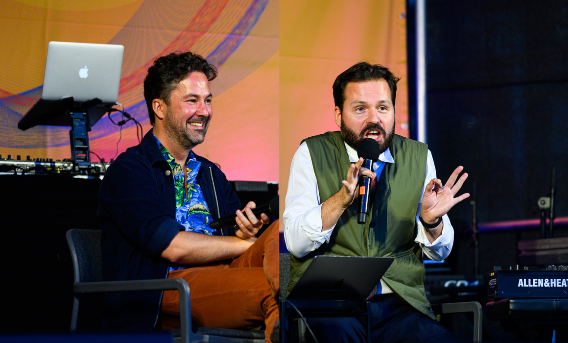 hasse og tophe på scenen