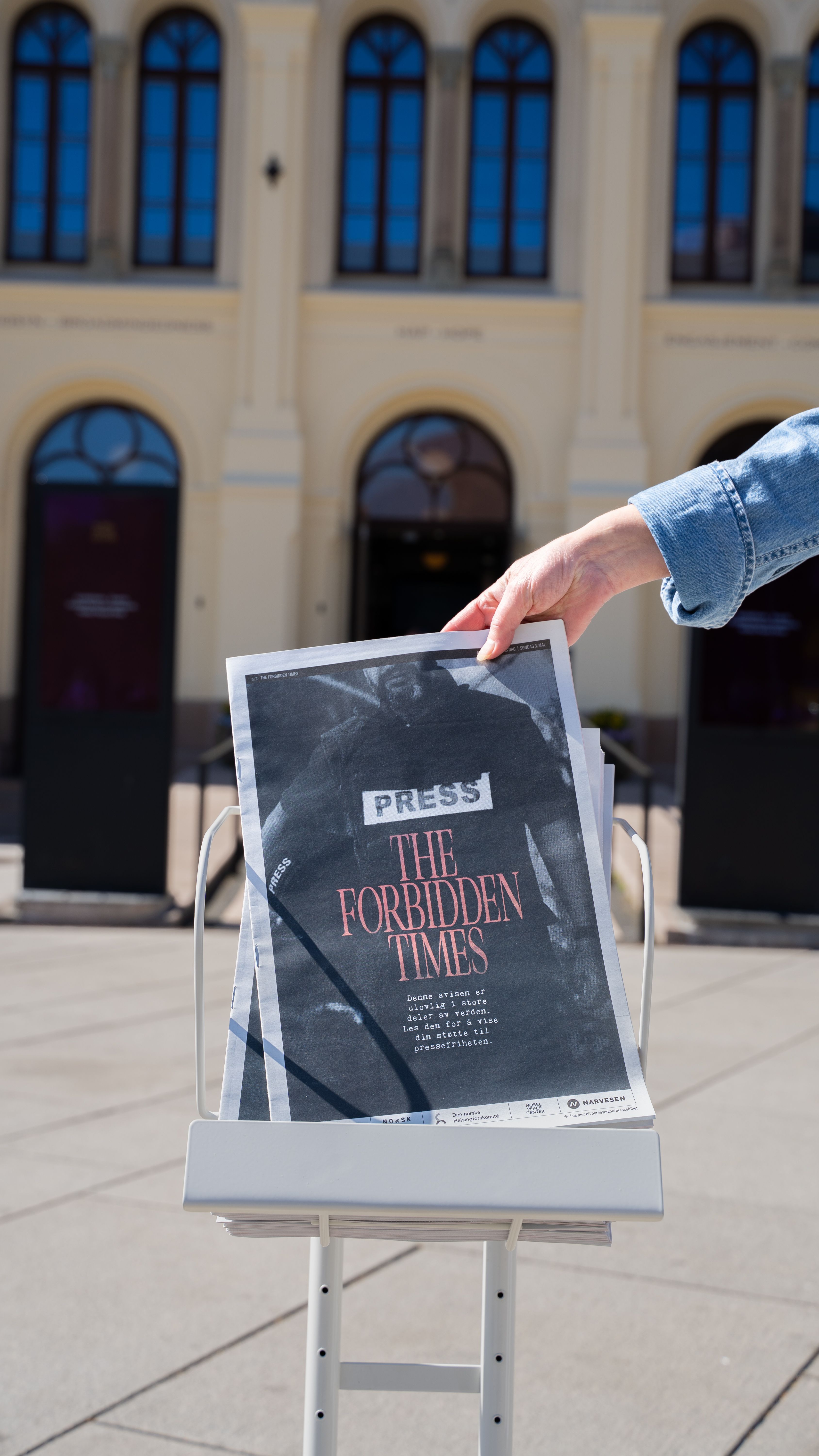 aviser foran nobels fredssenter