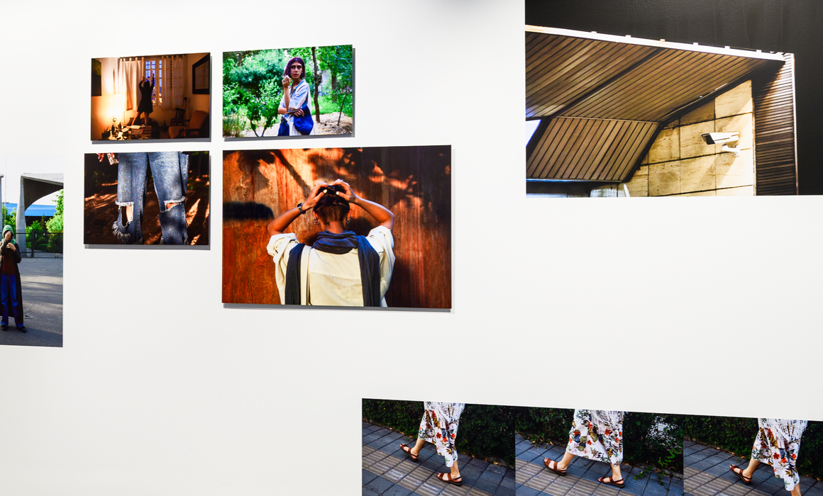 Fra utstillingen, viste kamera for overvåkning.