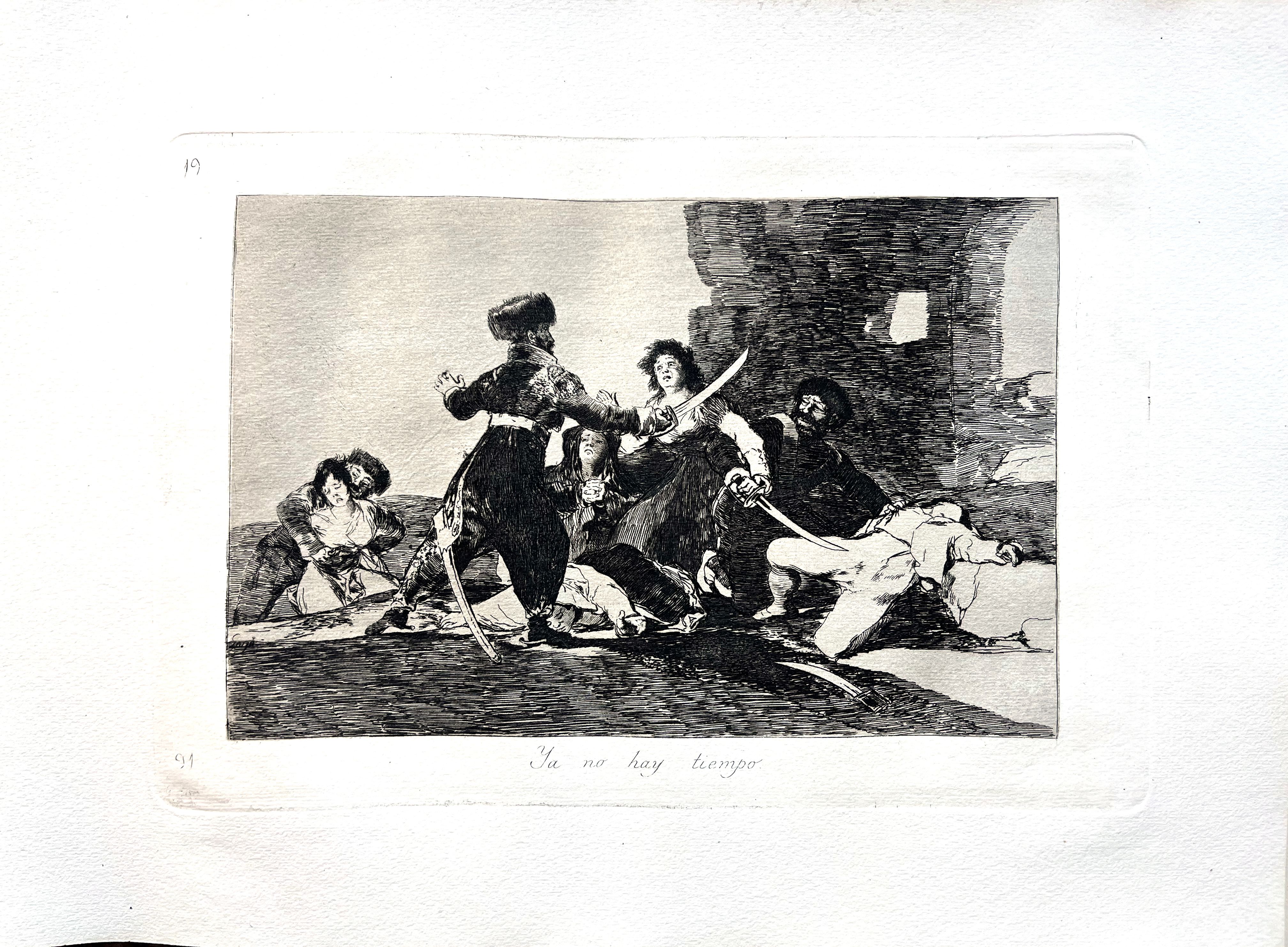 Goya illustrasjon, soldater skader sivile.