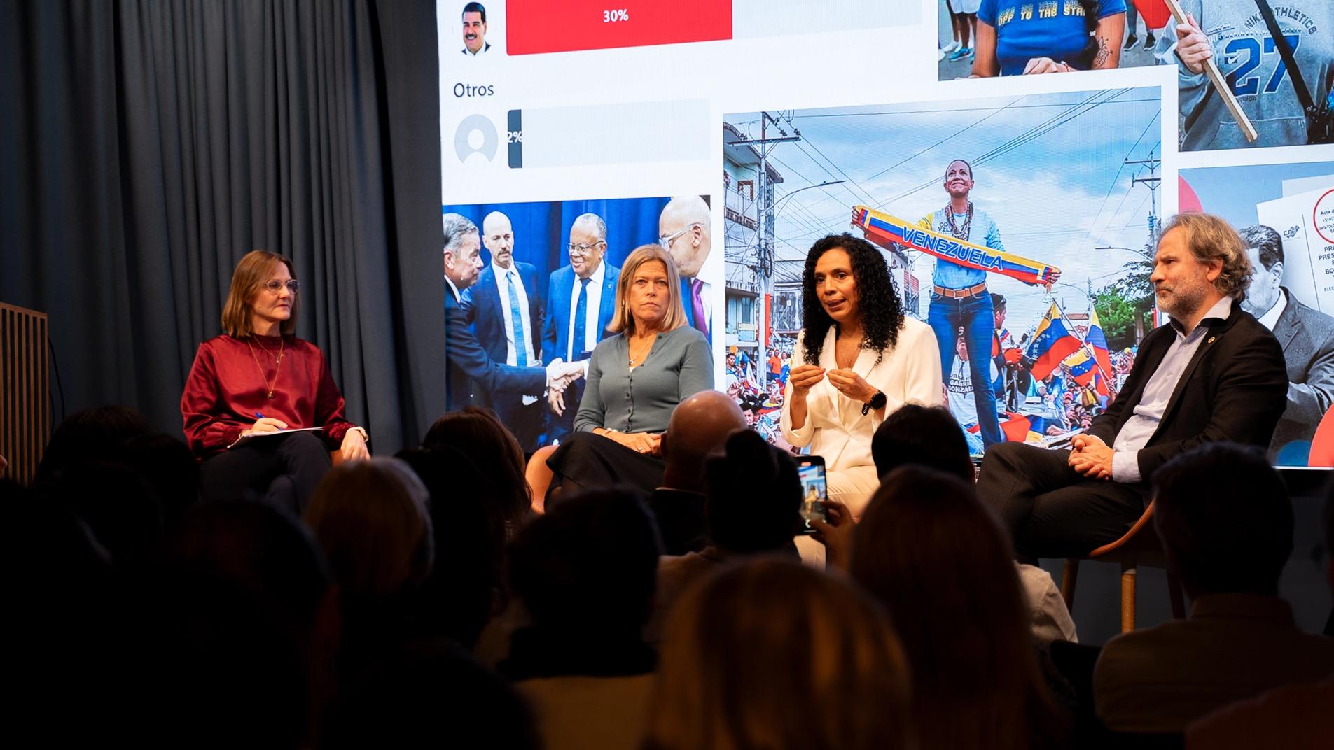 Panel fra 29 oktober 2025, samtale om fredsprisen 2025 og venezuela.