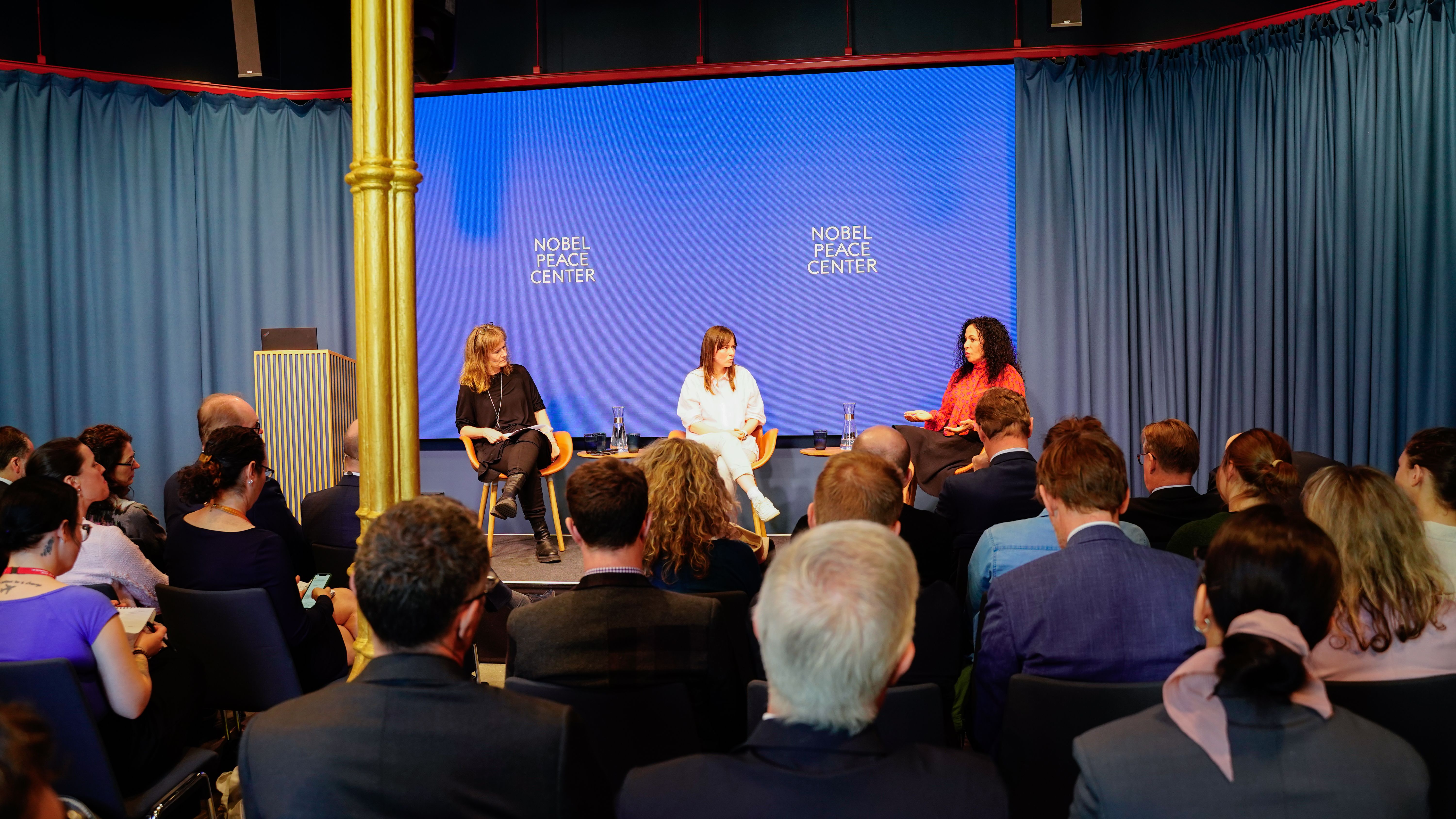 Scenen og den store skjermen på Mandela passer godt til blant annet panelsamtaler, presentasjoner, og filmvisninger.   