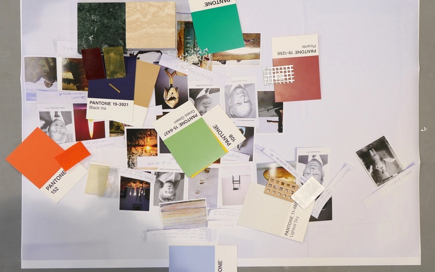 collage samling av bilder