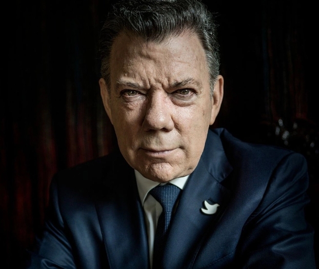 portrett av juan manuel santos