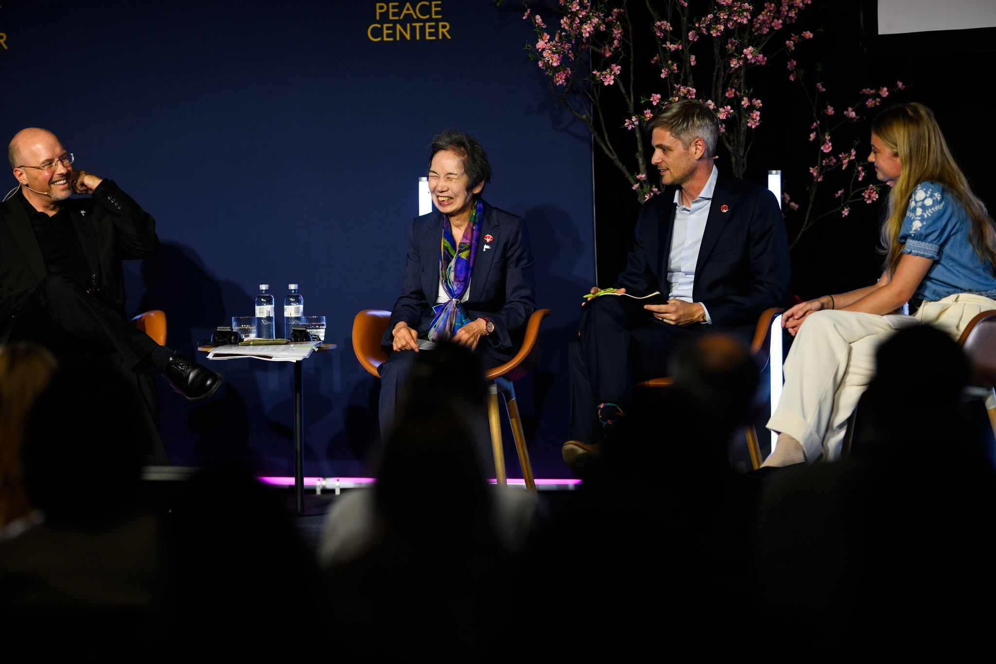 from last years conference, speakers on stage