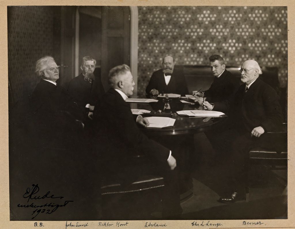 Møte i Nobelkomiteen i 1905