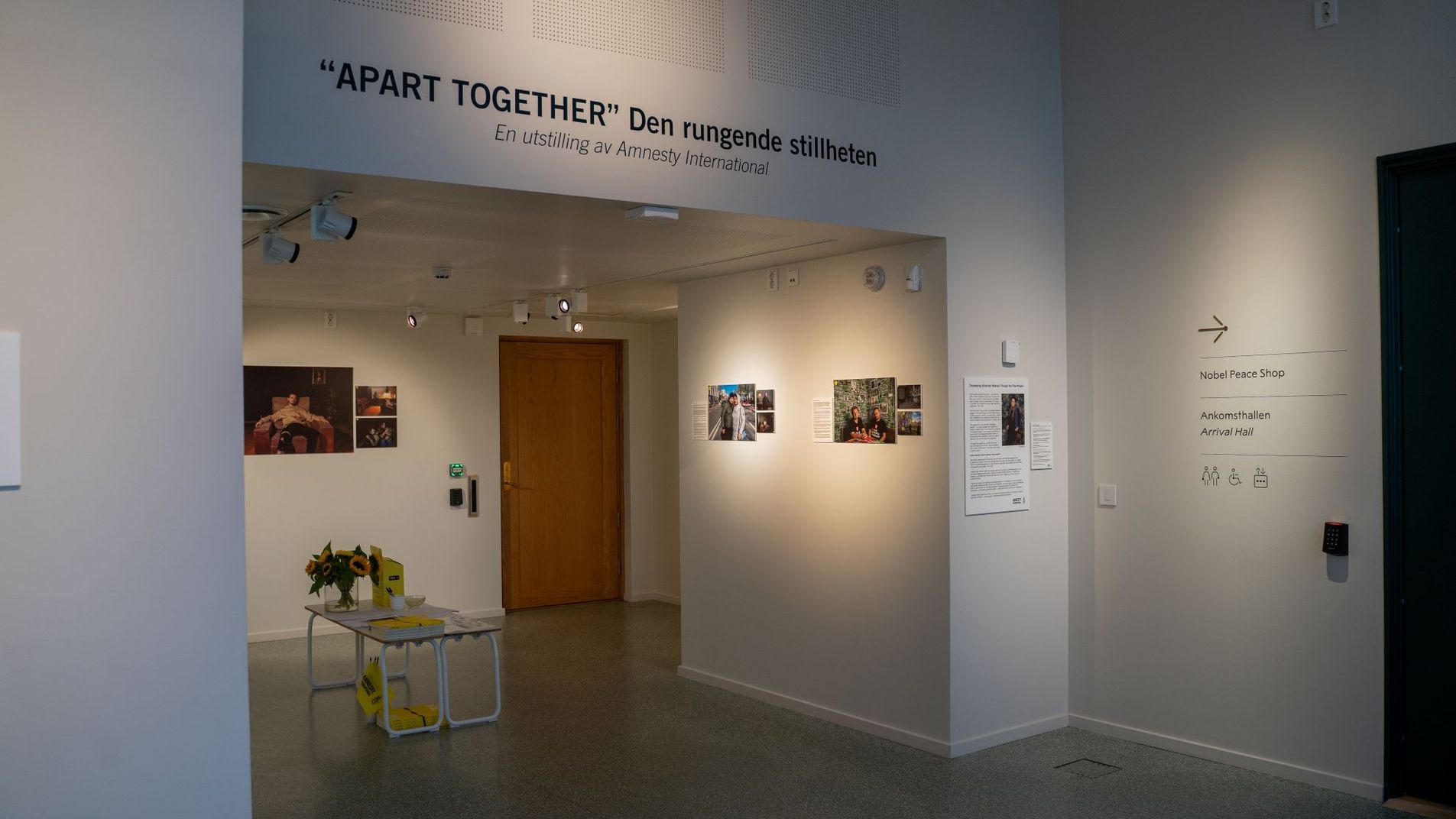 Pop-up studio fra utstillingen "apart together"