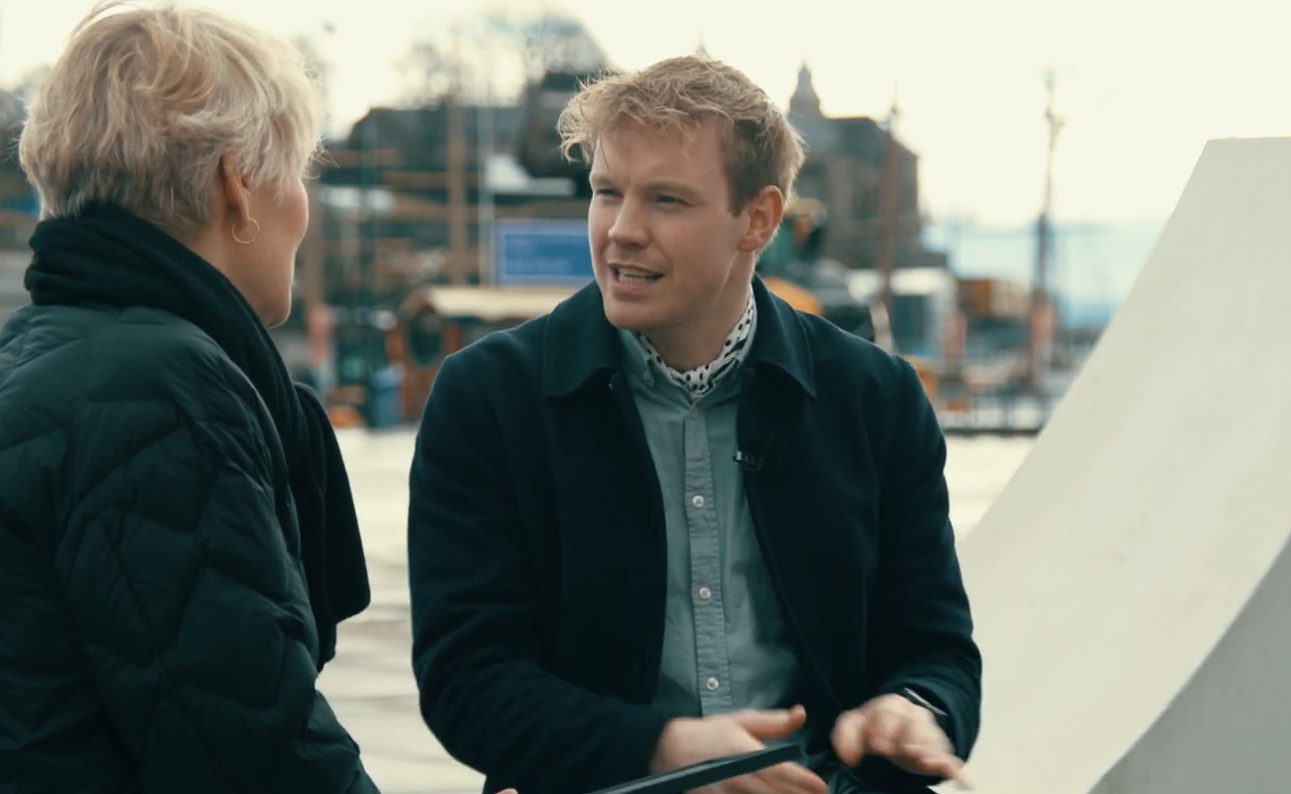 Martin holmen som forteller om sin erfaring.