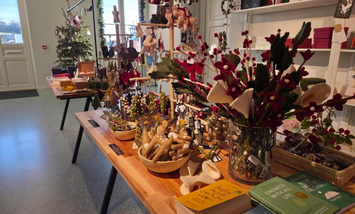 Julevarer på et bord