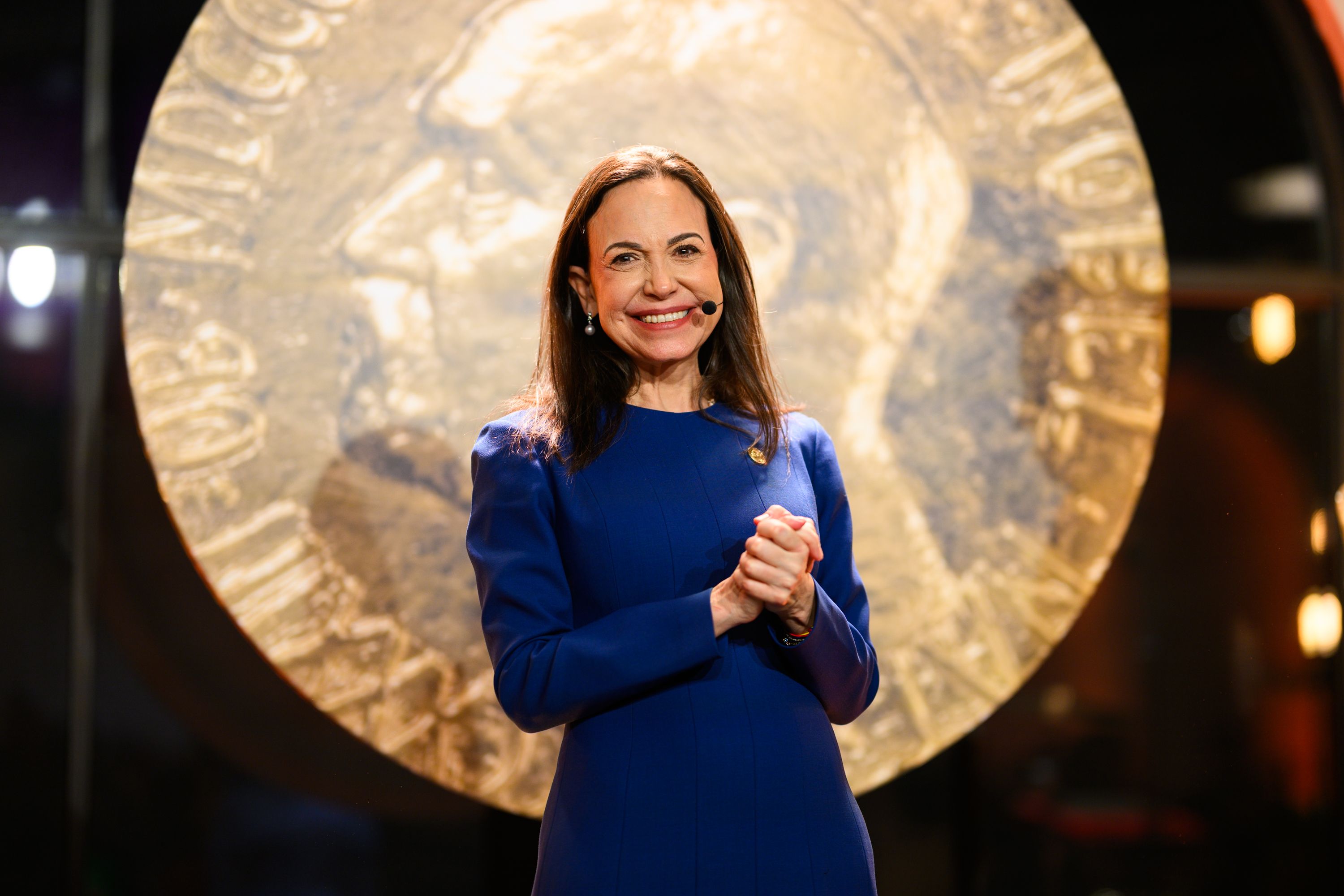 Portrett av Maria Corina Machado.