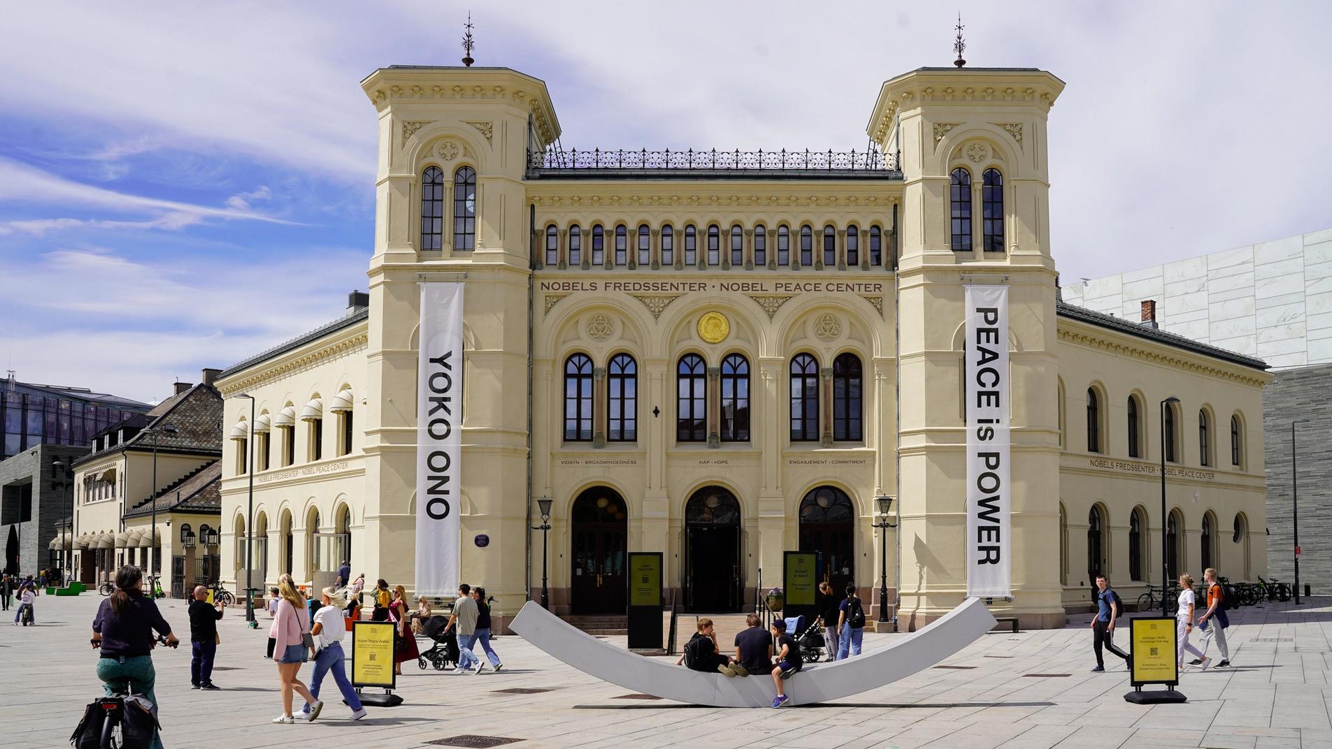 fasaden til nobels fredssenter