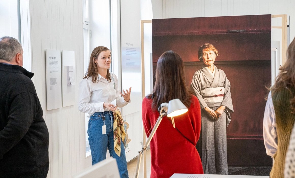 omvisning i fredsprisutstillingen