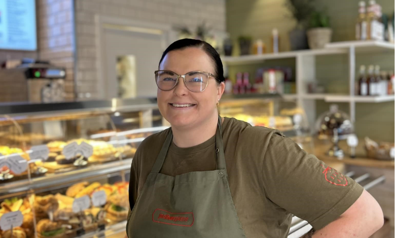 cafeeier på jordbærpikene vinterbro, portrett