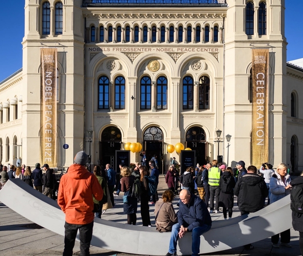Fra annonseringen av fredsprisen i 2024