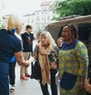 Jody Williams meeting Ukrainian women.