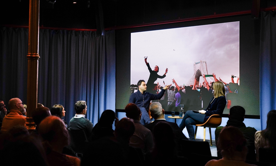 publikum på et arrangement i mandela.