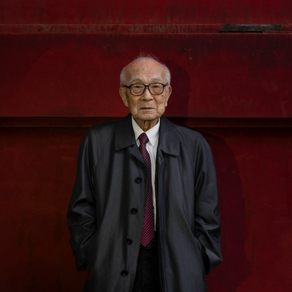 En av fredsprsivinnerne fra nihon hidankyo portrett