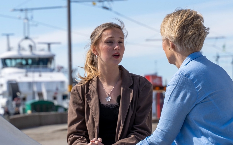 cajsa som forteller om sin erfaring.