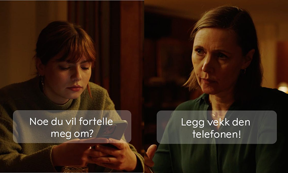 stillbilde fra interaktiv dialogfilm