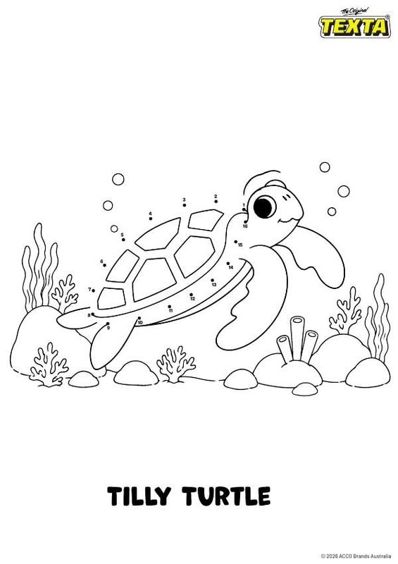 Colouring sheet — Dot-to-Dot Sheet