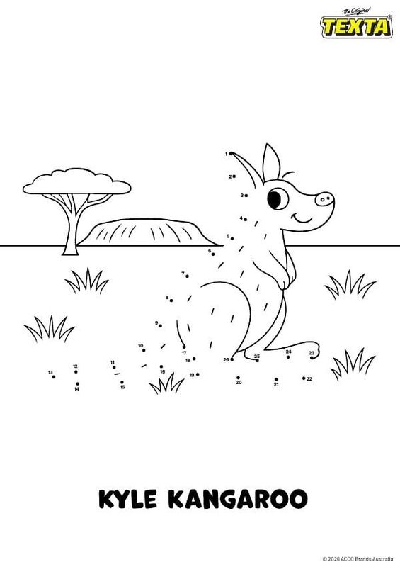 Colouring sheet — Dot-to-Dot Sheet