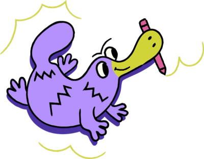 Pip the Texta mascot