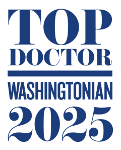 Washingtonian Top Doctor 2025 badge
