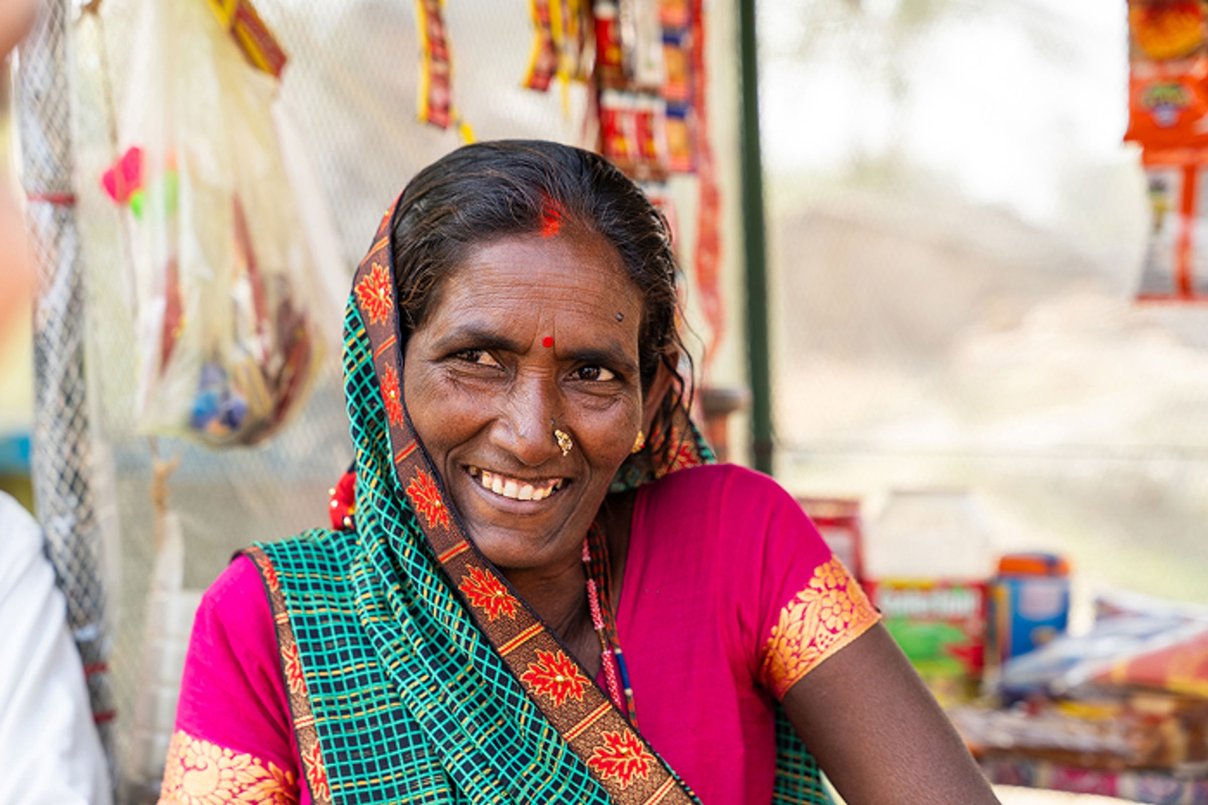 Person smiling