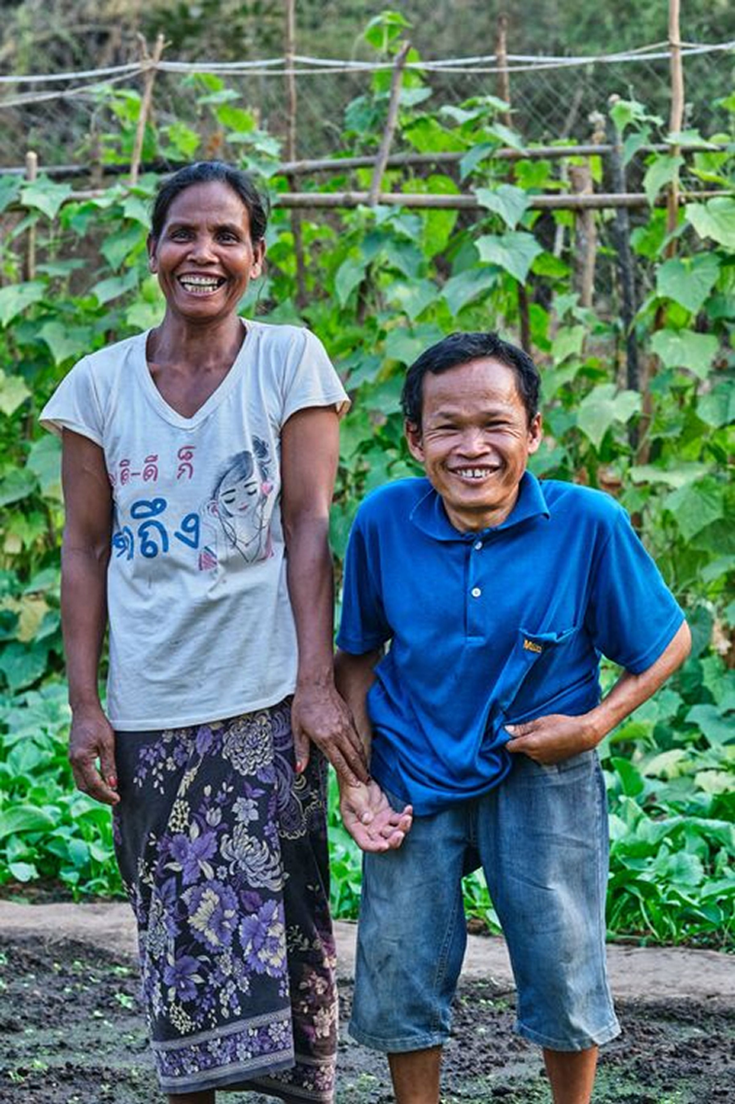 Two people