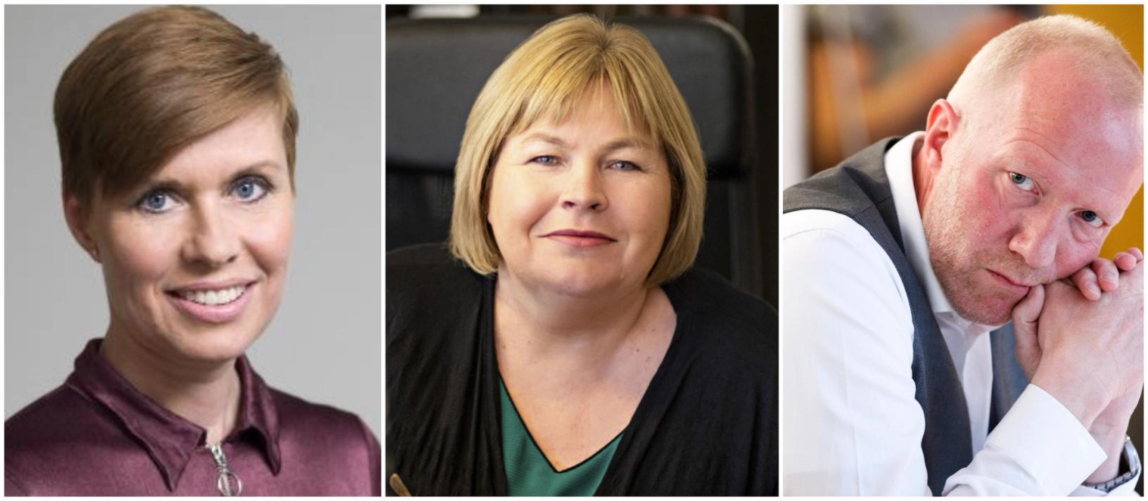 Advokat i Norsk Journalistlag Ina Lindahl Nyrud, generalsekretær i Norsk Presseforbund Elin Floberghagen og generalsekretær i Norsk Redaktørforening Arne Jensen (f.v.) reagerer sterkt på den foreslåtte lovbestemmelsen som åpner for overvåking av "påvirkningsmulighet".Foto: NTB/NJ