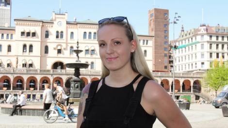 Frida Marie Grande undersøkte i hvilken grad Nettavisen-leserne oppfattet hvem avsenderen av innholdsmarkedsføring er.Foto: Glenn Slydal Johansen, Journalisten